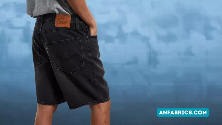 Black Jean Shorts for Men